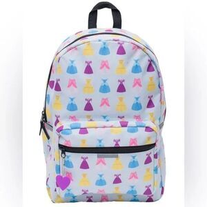 Disney Princess Ballroom Gown Dresses 18"  Backpack Book Bag